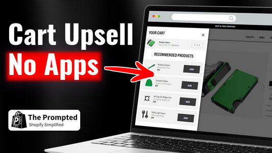 Cart Drawer Upsell Recommendations - Free Tutorial