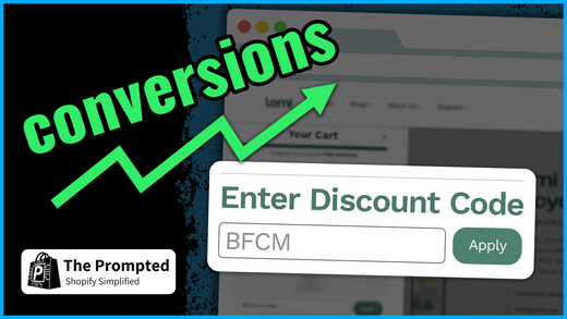 Discount Codes in Cart - Free Tutorial