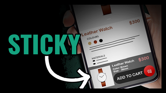 Sticky Add To Cart - Free Tutorial