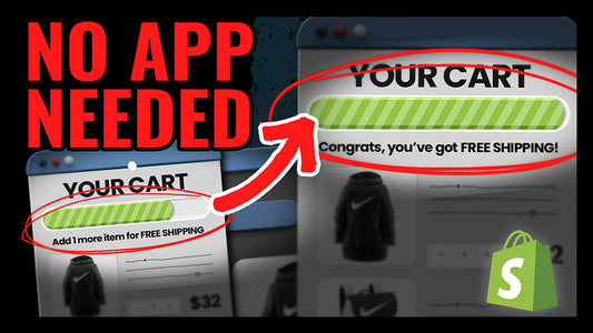 Cart Progress Bar For Free Shipping - Free Tutorial
