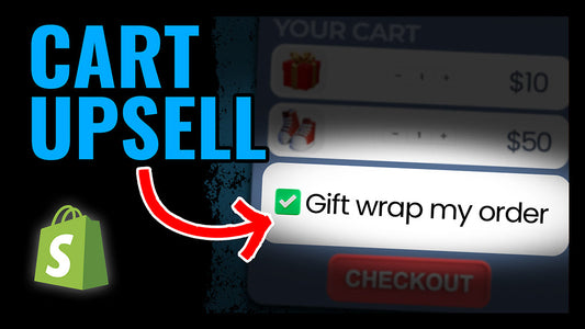Cart Upsell Checkbox (Add Gift Wrap Checkbox To Cart) - Free Tutorial