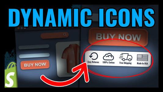 How To Add A Custom Icons Section To Your Shopify Store - Free Tutorial