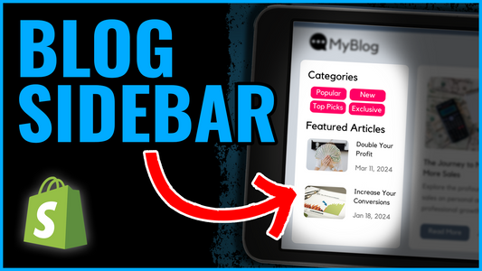 Upgrade Your Blog Layout - Sidebar