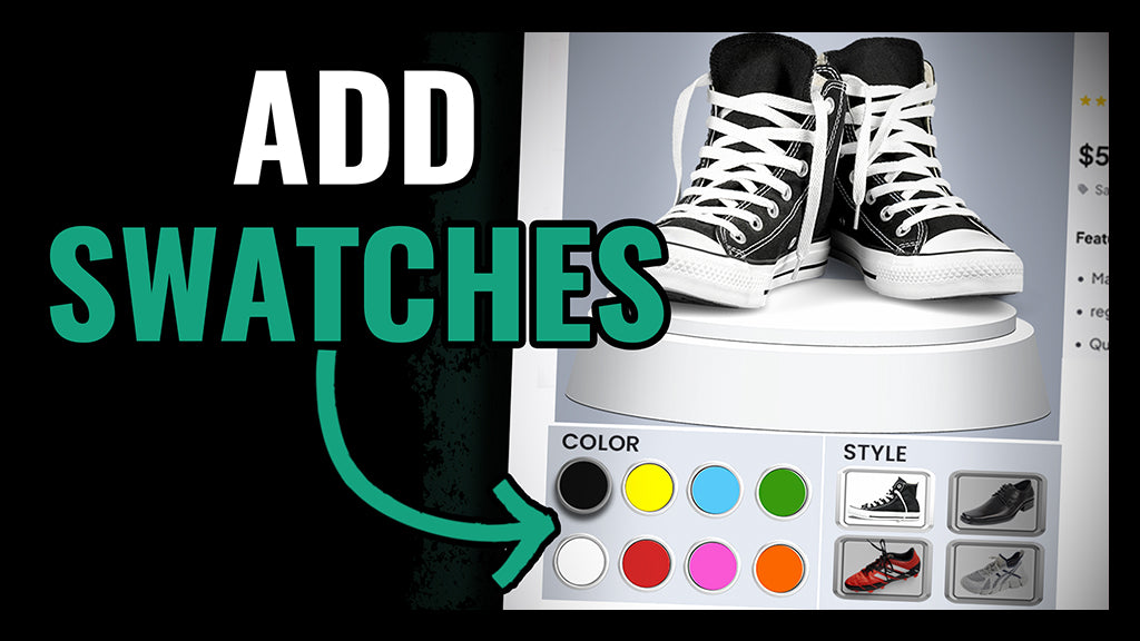 Product Variant Swatches for 2024 - Free Tutorial