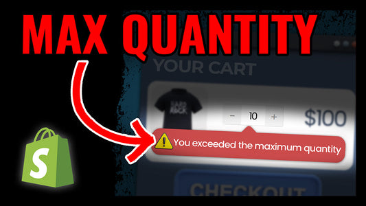 Product Order Limits (Minimum and Maximum) - Free Tutorial